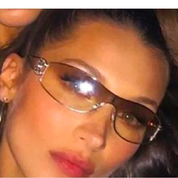 CHANEL Sunglasses Shield Sun Visor Rhinestone CoCo Mark Black 4073-s Gradient - Picture 15 of 15